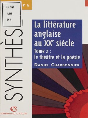 cover image of La littérature anglaise au XXe siècle, 2